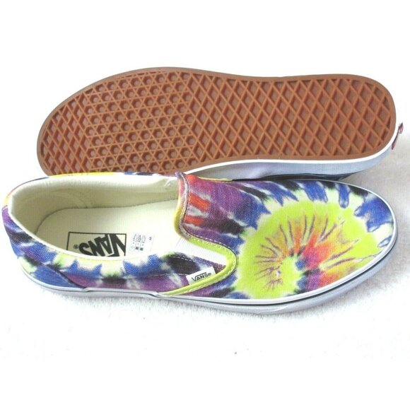 COPY - Vans Women's Classic Slip On Washed Tie Dye True White Canvas Shoes NWT … - Picture 2 of 5